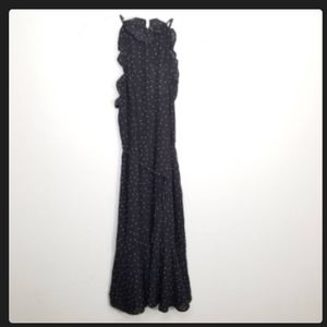 NWT Who What Wear small polka dot ruffle dress